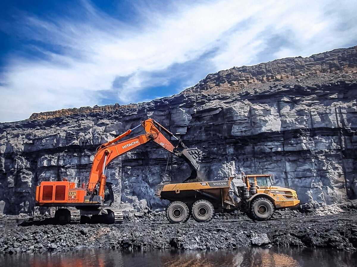 Slope protection works